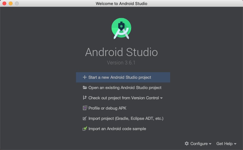 Executar o aplicativo no Android Studio